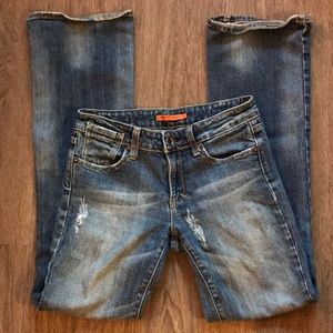 Distressed EUC Vigoss USA jeans Juniors Sz 5